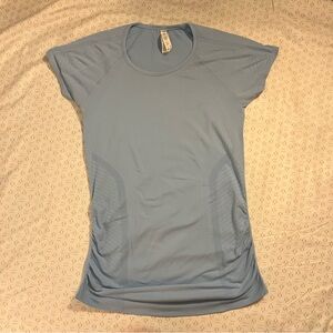 Athleta Speedlight Sky Blue Short Sleeve Tee